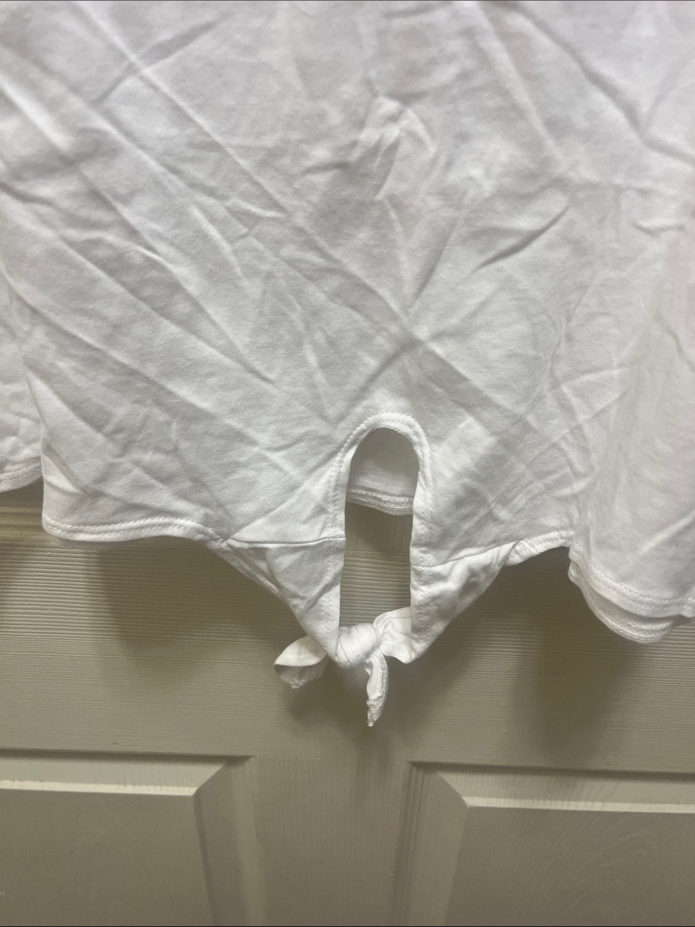 WEAR White Gators Tie-Front Crop Top XXL - Picture 6 of 6